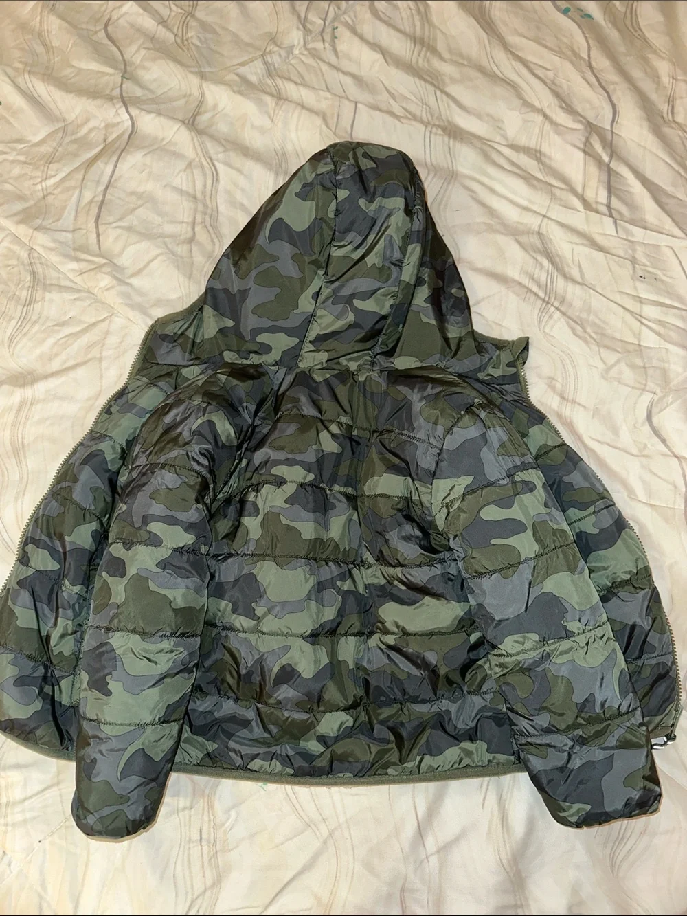 Cat & Jack Boys' Reversible Camo Puffer Jacket